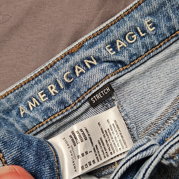 American Eagle stretch mom jeans size 00 regular - Picture 17 of 17